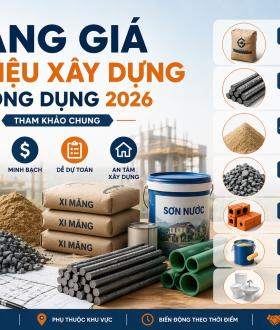 Bảng Giá Vật Liệu Xây Dựng Thông Dụng 2026